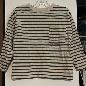 Zara long sleeve striped shirt
